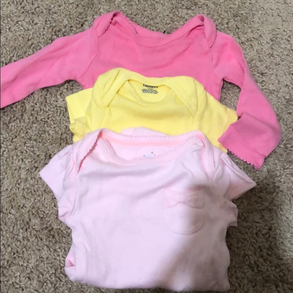 3-6 month onesie bundle